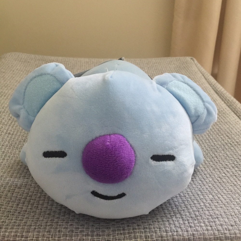 NWT BTS BT21 Koya Koala Blue Big Plush Stuffed